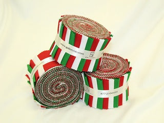 Christmas Rolls Red Green and White