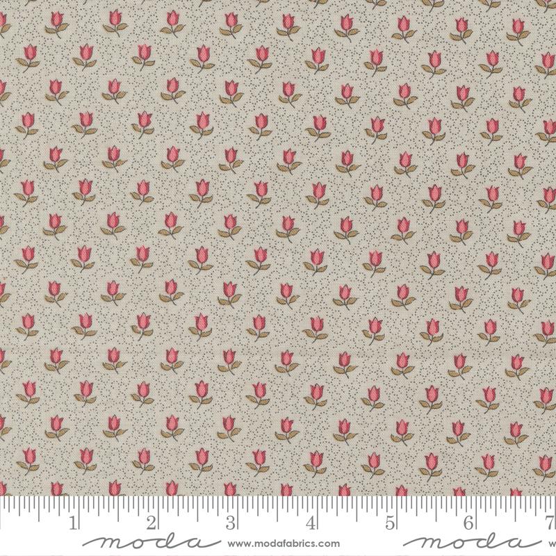 Antoinette Champagne Small Floral in Grey