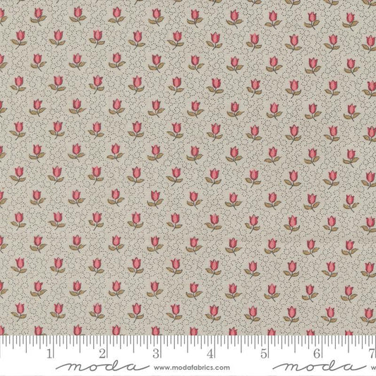 Antoinette Champagne Small Floral in Grey